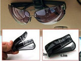 S型眼镜夹 透明黑银蓝红 加强型票据夹眼镜夹 (2)